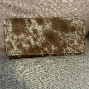 Faux fur wallet